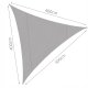 Gardlov trīsstūrveida saules buras nojume 4x4x4m, pelēka