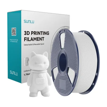 Sunlu PLA Matte 3D Printer Filament 1.75mm 1kg, White