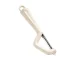Fruit and Vegetable Peeler with Double Stainless Steel Blade, Beige