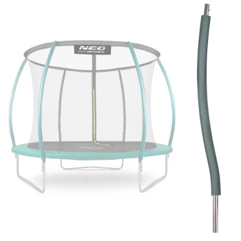 Neo-Sport Trampoline Lower Pole Type C 8-14 ft, Green