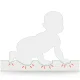 NICEKIDS Double-sided Foldable Foam Play Mat Pad Rug for Children, Alphabet/Owls, 200x150cm