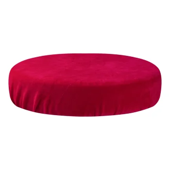 Velour Cover for Cosmetic Stool, Fuchsia