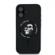 Apple iPhone 16 Plus 6.7\'\' Karl Lagerfeld Karl&Choupette Glitter MagSafe Cover Case, Black