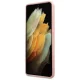Guess Galaxy S21 Ultra Case Silicone Vintage Script, Pink
