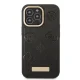 Guess Peony Logo Plate MagSafe Case for iPhone 13 / 13 Pro, Black