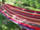 Colorful Garden Hammock with Wooden Frame 200 x 80 cm