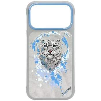 Nimmy Pantera MagSafe Case for iPhone 17 Pro Max, Light Gray