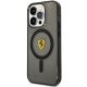 Ferrari iPhone 14 Pro Case Translucent MagSafe, Black