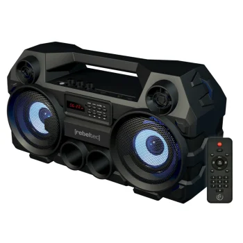 Rebeltec SoundBOX 465 Portable Bluetooth Speaker, Black