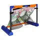 Moving Football Goal with Target Panel and 3 Balls for Kids
