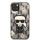 Apple iPhone 13 6.1\" Karl Lagerfeld Flower Ikonik Karl Case Cover (KLHCP13MPMNFIK1), Grey