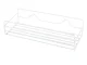 Bathroom loft shower shelf hanging metal