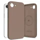 Tech-Protect Silicone MagSafe Case for iPhone 16e / 17e, Brown