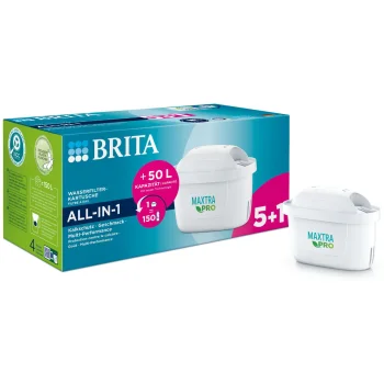 Water Filter Cartridges Brita MAXTRA PRO ALL-IN-1, 6-Pack, White