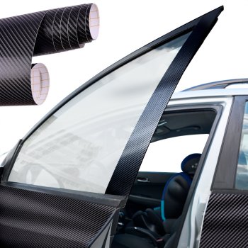 Карбоновая пленка 4D в рулоне 1,52x30 м, черная