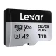 Lexar High-Performance Silver Plus microSDXC Memory Card 1TB + Adapter