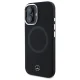 Mercedes iPhone 16 Case Silicone Tonal Logo MagSafe, Black