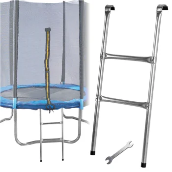 Universal 2-Step Metal Ladder for Garden Trampoline 86 cm