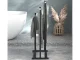 Metal Free-Standing Towel Rack, 3-Tier Loft Style Towel Stand, Black