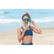 Bestway 25020 Snorkeling Set (Mask, Snorkel, Fins 41-46), Turquoise