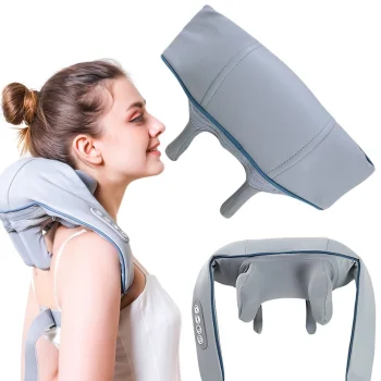 Wireless Neck and Shoulder Massager Collar with Heat