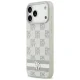 DKNY Checkered with Printed Stripes Phone Case Cover iPhone 17 Pro Max - Beige