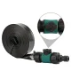 Garden Trampoline Sprinkler 12m, Black