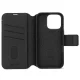 Decoded Leather Detachable Wallet MagSafe Case for iPhone 16 Pro, Black