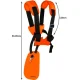 Bigstren 00018529 Brushcutter Shoulder Harness, Black/Orange