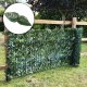 Искусственная изгородь для балкона, 3 рулона 300x50 см, зелёная,...