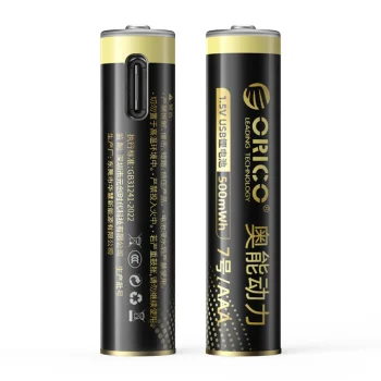 Orico Ener-G EG7C AAA USB-C Rechargeable Lithium Batteries 1.5V 500 mWh, 2 pcs.