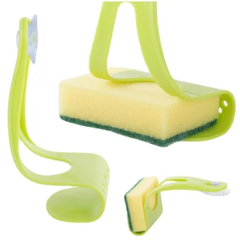 Kitchen Sponge Organizer with Suction Cup, 16x8x8 cm, Assorted Colors