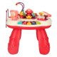 Bibi-inn KX3601 Interactive Educational Table with Piano and Drums, Pink