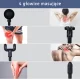 Cordless Massage Gun with 4 Attachments, Black