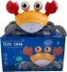 Interactive Crawling Crab Toy with Sensor and Music, Red
