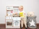 Ecotoys 7253 Wooden Play Kitchen with Accessories