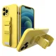 Rope Case with Lanyard for Xiaomi Redmi Note 10 5G / Poco M3 Pro, Yellow