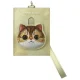 Nimmy Big Eyed Pet 2.0 Cat 3-in-1 Set: Phone Bag, Wallet, Tracker Case, Beige