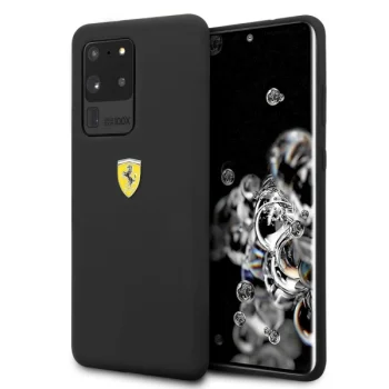Ferrari Samsung Galaxy S20 Ultra Case Silicone, Black