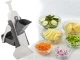 Manual Vegetable Slicer and Mandoline with Container and Peeler