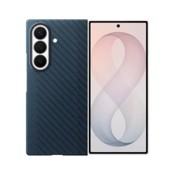 Samsung Carbon Magnet Case for Samsung Galaxy Z Fold 8 Ultra with 2 Films Navy