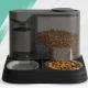 Automatic 2-in-1 Pet Feeder and Water Dispenser, Black