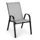 Garden Chair Set, 2 pcs, Light Grey, Multigarden