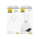Dudao L4C USB-C to USB-C 30W Cable, 2m, White