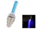 Glowing LED Valve Caps with Motion Sensor, Blue, 2 pcs
