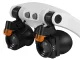 Watchmaker Magnifying Glasses with LED Light, 14 Lenses, White/Black