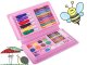 Art set for kids, 42-piece drawing and painting kit