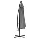 MultiGarden 3m Cantilever Patio Umbrella with Tilt & Crank, Grey