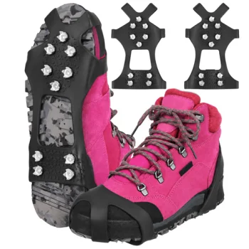 Shoe Ice Cleats Trizand Size M (35-39), Non-Slip Grips