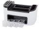 Multifunctional Kitchen Organizer for Cutlery and Spices, White/Black